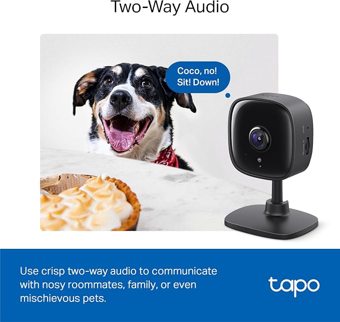 Tapo 1080P Indoor Security Camera, Baby Monitor, Dog Camera, C101(4-Pack)
