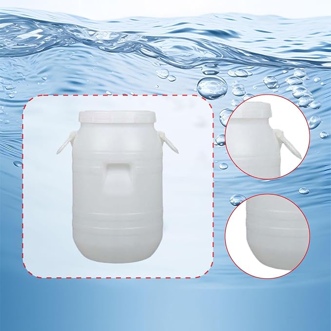 Pp Bucket Honey Pail Versatile Food Storage Container for Pantry Barrel for Tools Pet Food Laundry Paint Cafe, 15 L Round