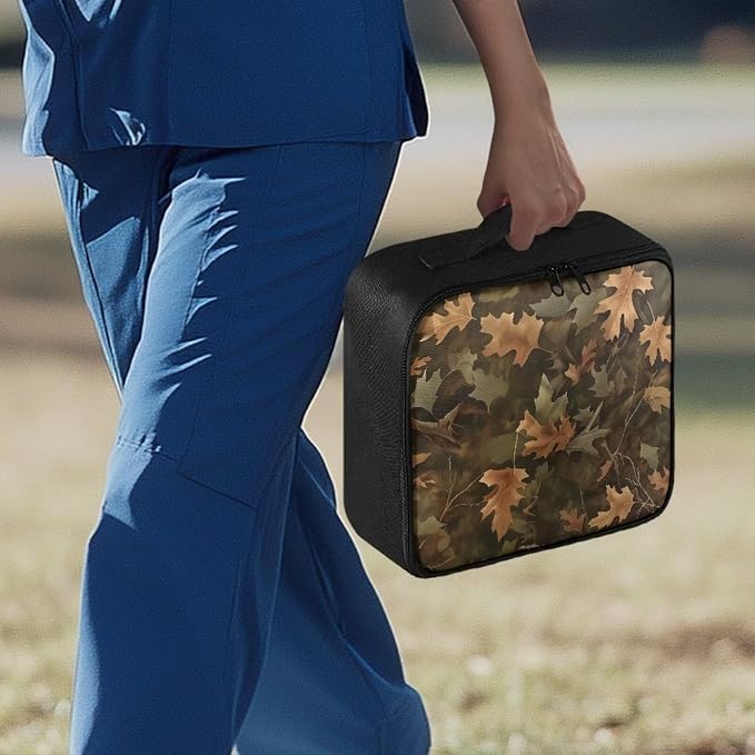 Rnyleeg Hunting Camo First Aid Bag Empty Large Portable First Aid Kit for Home Emergency Medical Kit for Business, Camping, Car, Office, Travel Medical Bag