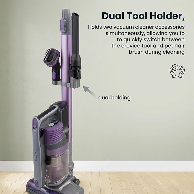 Vacuum Accessory Holder Compatible with Shark Rocket | Dual Tool Attachment Clip On Organizer for Crevice Tool and Pet Hair Brush Easy Storage and Quick Access