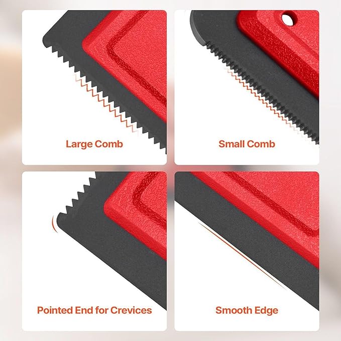 Pet Republique Fur Removing Tool for Carpet & Upholstery – Reusable Rubber Scraper/Detailer for Furniture, Carpet, Upholstery & Car to Lift Embedded Fur