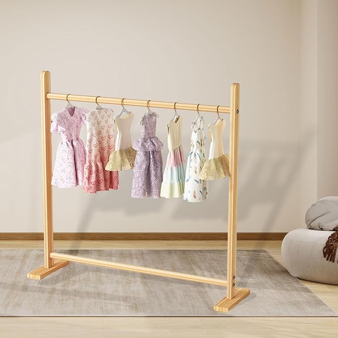 Pet Clothing Rack Small Pet Clothes Organizer Hanging Clothes Freestanding Dog