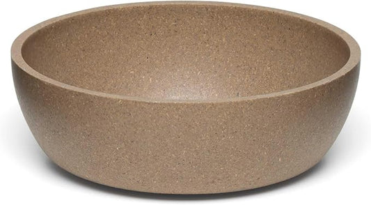 Loving Pets - Dolce Bamboo - Eco-Friendly Pet Bowls & Dishes for Dog, Cats, Puppy Food and Water Bowl -Sustainable and Dishwasher Safe, Made with Real Bamboo (Large, Coffee-Brown)
