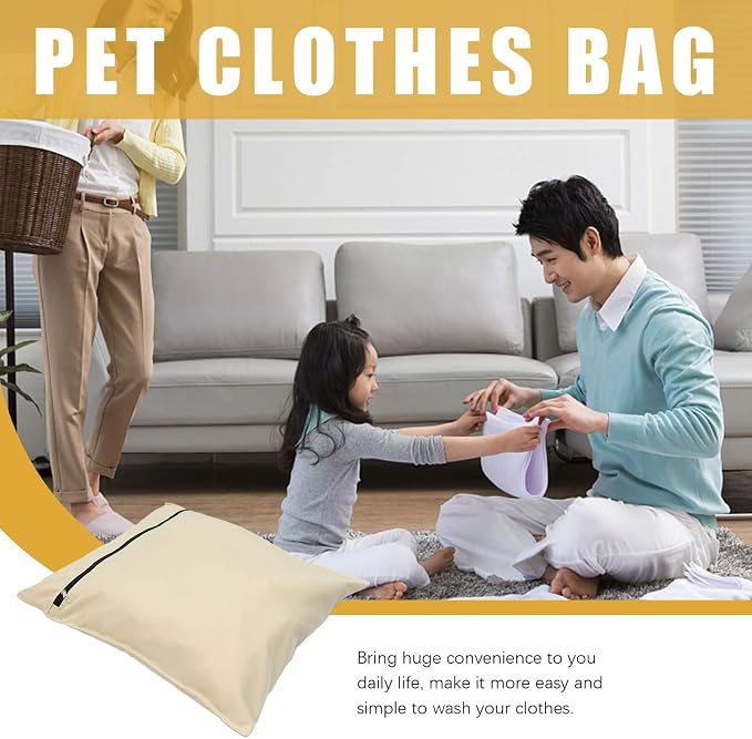 Hemobllo Pet Laundry Bag for Dogs and Cats Extra Large Capacity Washing Bag Prevents Hair from Transferring for Home and Travel Use Lightweight Storage