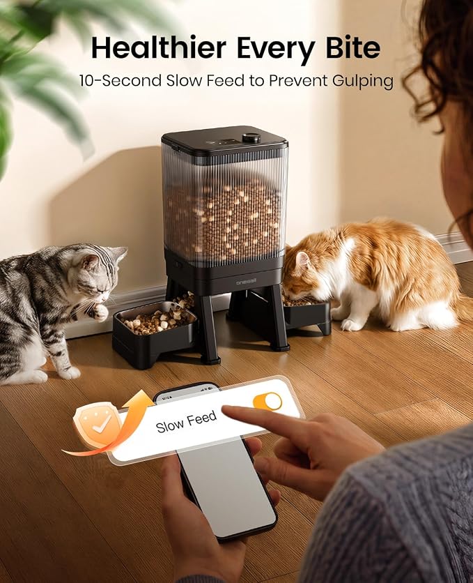oneisall 7L 5G Feeder & 3.5l 2.4G Cat Feeder