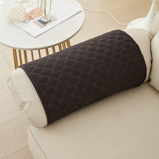 XMAYODS 3 Pcs Recliner Covers Sherpa Arm Covers for Recliner Chair with Storage Pockets Headrest Cover for Recliner Chair Armchair Slipcovers for Sofa Recliner Protector (Color : #8)