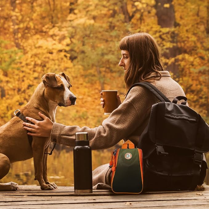 Be Smart Get Prepared Trails N' Tails First Aid for You & Your Pet | 72 Pieces - Pet Care & Emergency Essentials - Designed for Pets, Outdoor, Auto & Home - Compact & Portable