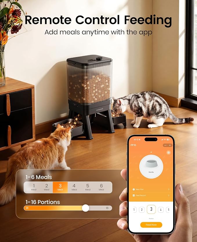 oneisall 7L 5G Feeder & 3.5l 2.4G Cat Feeder