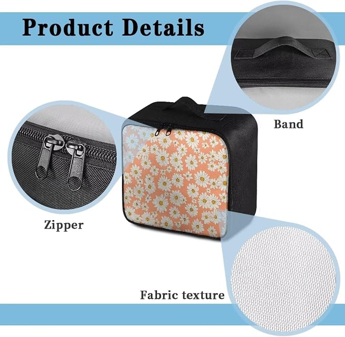 Empty First Aid Bag Daisy First Responder Case for Emergency Teams and Family Use Includes Modular Inserts Wear Resistant Zippers Breathable Back Panel