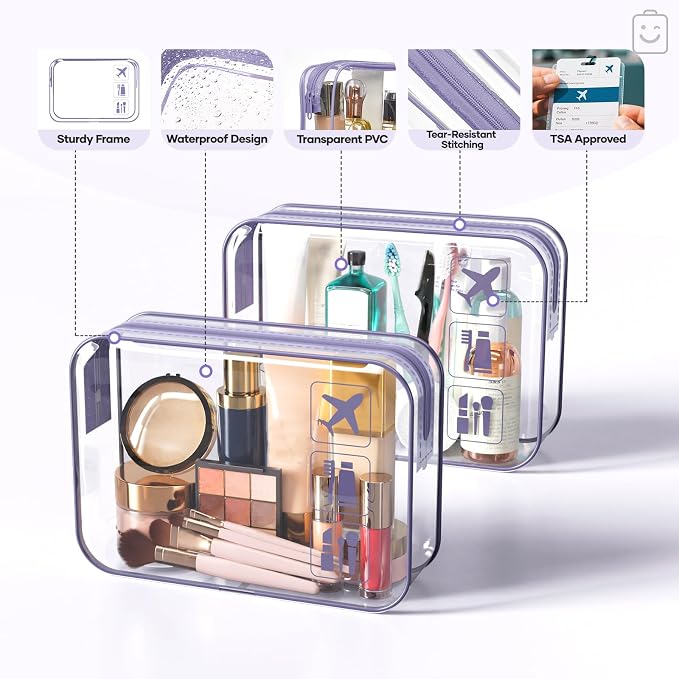 Veken 9/11 Set Compression Packing Cubes Garment Bags for Travel Essentials,Compressible Expandable Luggage Organizer Bags for Clothing,Space Saver Bags with Over 1000 pcs of Mesh Holes(Purple Gray)