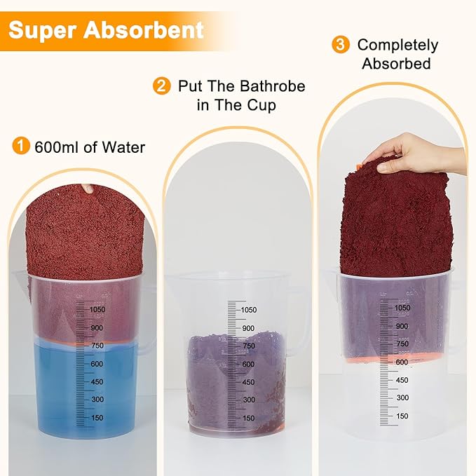Dog Bathrobe Super Absorbent Dog Towels Large Quick Drying Robes for After Bath Soft Adjustable Warm Keeping Dogs Towel(S-XXL)