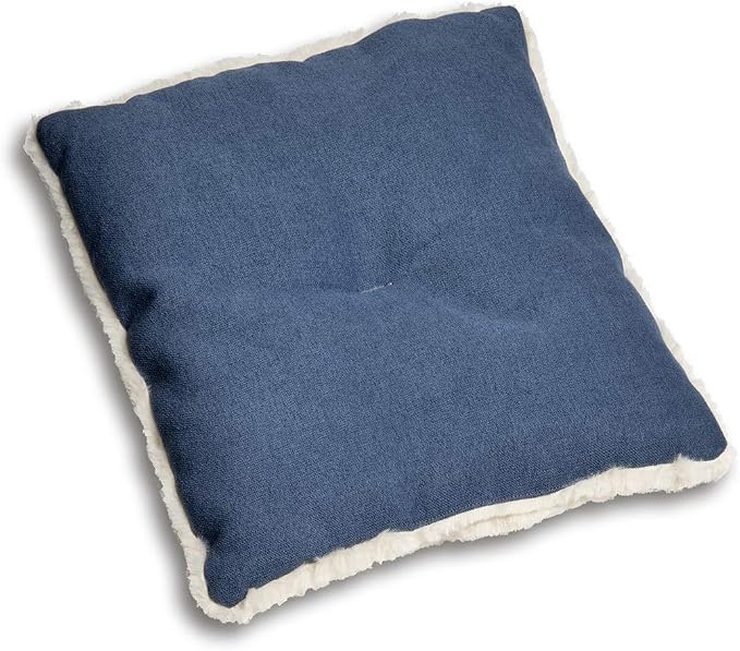 Best Pet Supplies Cat Bed for Indoor Cat, Domed Tent House with Removable Pillow, Covered Cat Cave for Small Dog, Puppies and All Breeds of Cats - Navy, 16 x 16 x H:14"