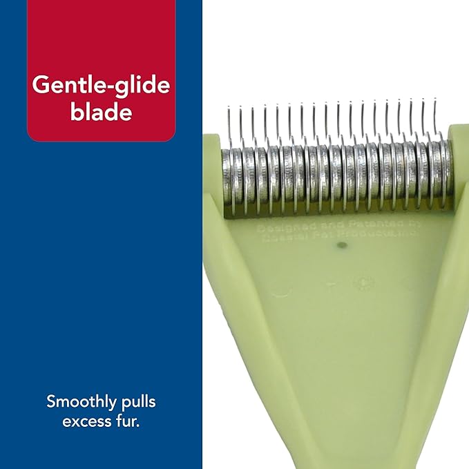 Coastal Pet Safari Shed Magic Deshedding Tool for Dogs with Medium to Long Hair - Deshedding & Detangling Dog Brush - Small
