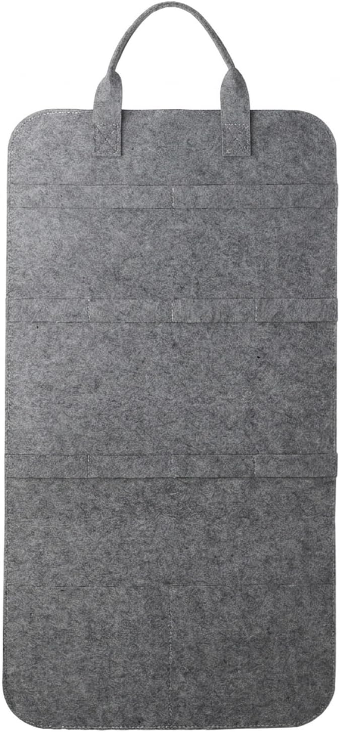 Pet Toy Storage Bag, Polyester Felt Bin for Cat and Dog Toys, Open Top Organizer for Shelves and Living Room, 13 x 3.3 x 1.6 Inches (1 PC)