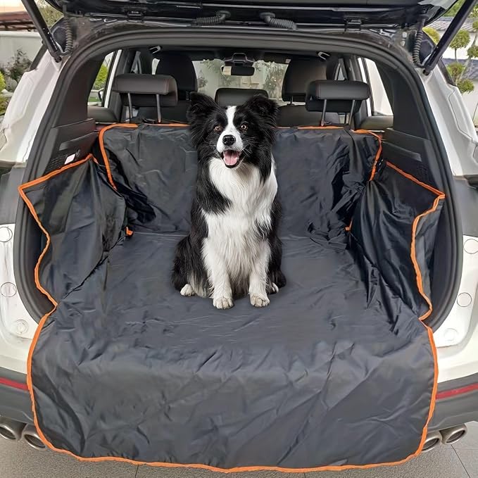 Car Dog Trunk Liner for VW Caddy 4 SA 2015-2020 | Cargo Pet Cargo Cover Protector Mat Waterproof Seat Shield Durable Vehicle Barrier Heavy Duty Pet Travel Floor Liner Guard