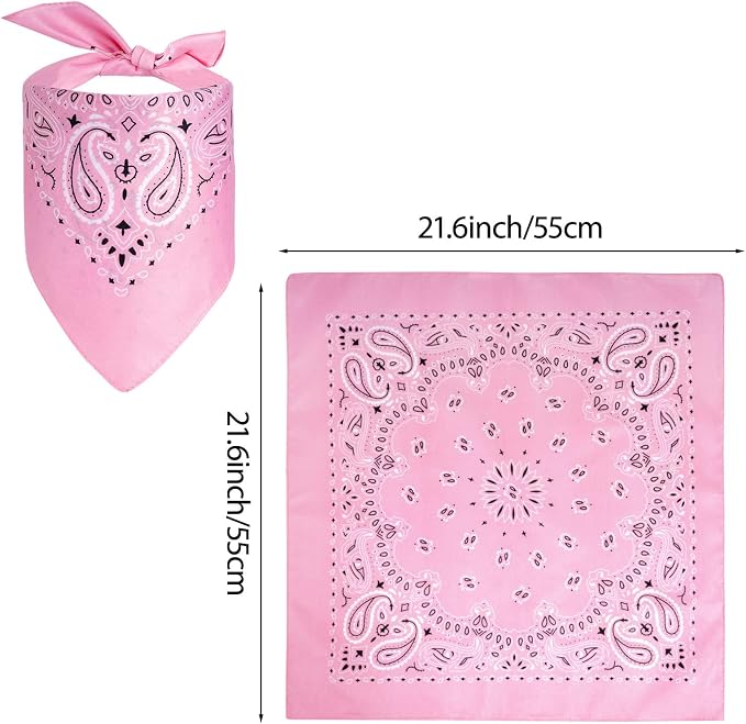 Cowboy Costume Set for Small Dog Cat Pet Mini Cowboy Hat Sunglasses with Bandana for Halloween Holiday Party Cosplay (Pink)
