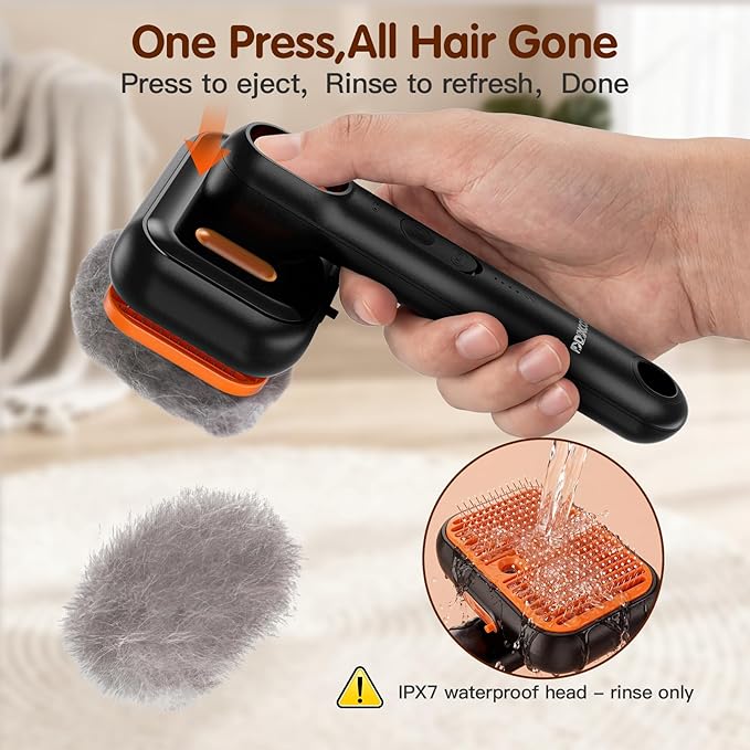 DDXCOOX Pet Deshedding Brush with Water Spray - Detangling Grooming Comb & Massager for Dogs and Cats
