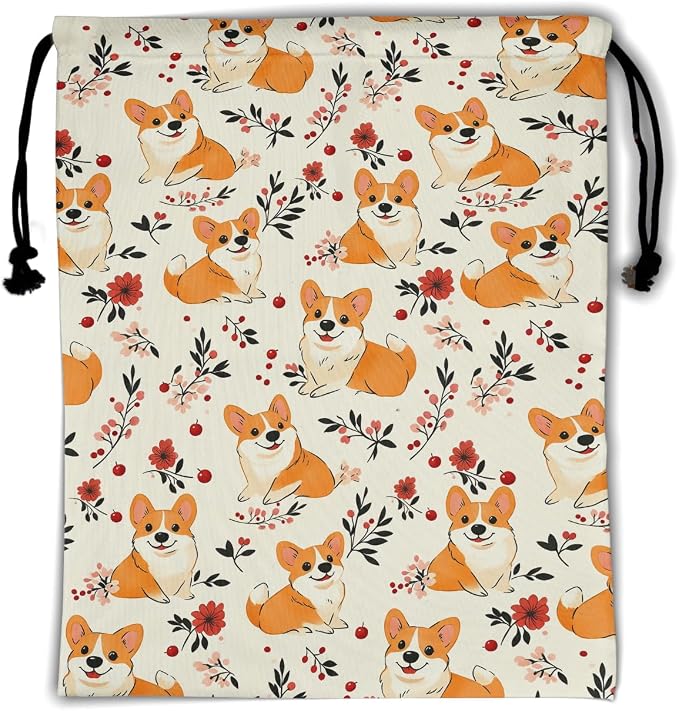 Nerxy Pet Gymnastics Grip Bag Dog Cat Drawstring Grip Bags Puppy Shoe Bag Gym Storage Pouch