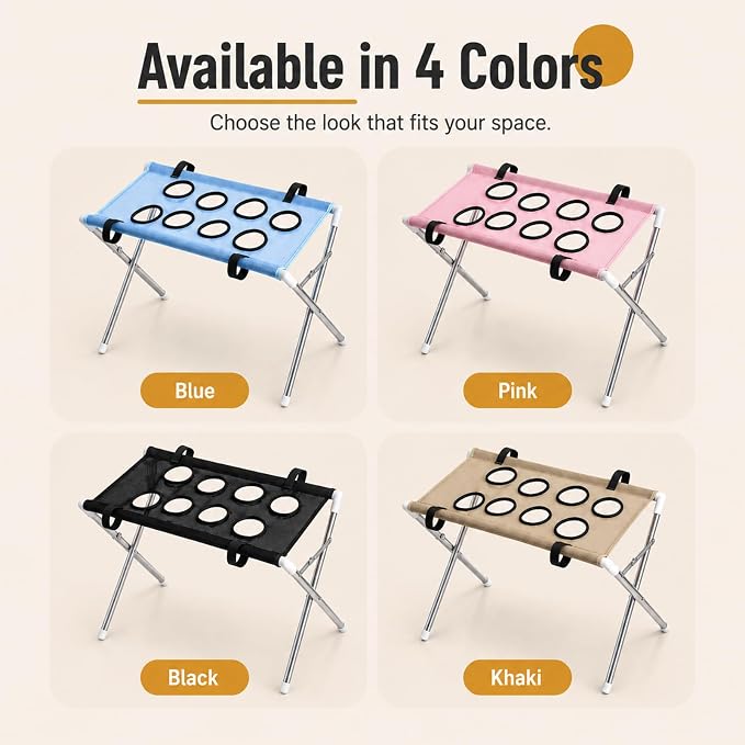 Pet Grooming Hammock for Dogs, Small Dog Bathing Wash Helper (Pink) | Hanging Harness with Stand for Nail Trimming, Ear Cleaning & Bathing, Fits Small Breeds, Quick-Dry Mesh, Easy to Use At Home