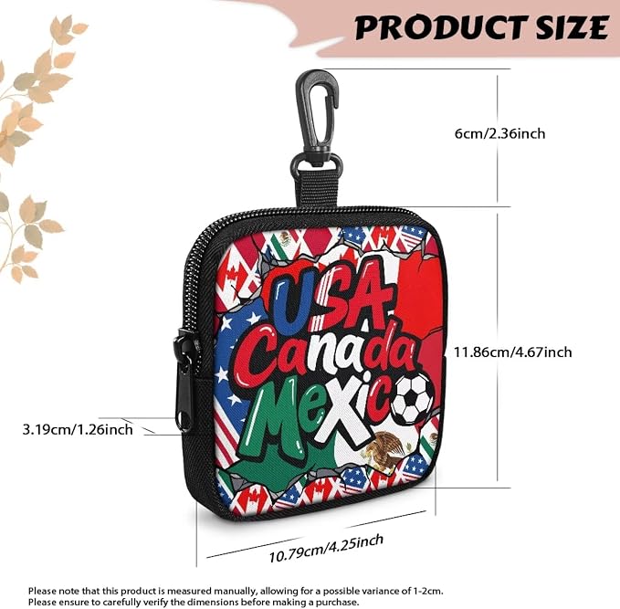 Dog Treat Pouch Lightweight Small Dog Treat Bags Training Pouch Pet Food Bags for Puppy Cat Rabbit Snack Dispenser for Training Outdoor Use America Canada Mexico Soccer Flags
