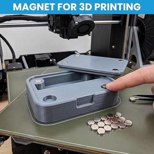 BEST CHOICE MAGNETS Small Magnets, 180 Pack Refrigerator Magnets 6x2mm | Rare Earth Magnets Neodymium Magnets for Crafts, Whiteboard, Kitchen Cabinet, 3D Printing