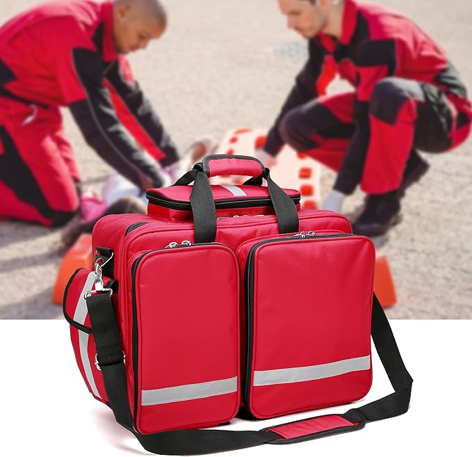 Medical Bag Empty First Aid Bag,Emergency Bag for Nurses,Home Health Care, EMT(Bag Only)