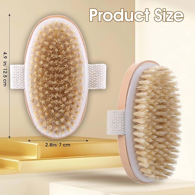 Soft Boar Bristle Pet Brush, Ergonomic Dog Brush Reduces Shedding, Ideal for Daily Gentle Grooming Natural Palm Brushes for Short Haired Dogs & Cats with Non-Slip Band