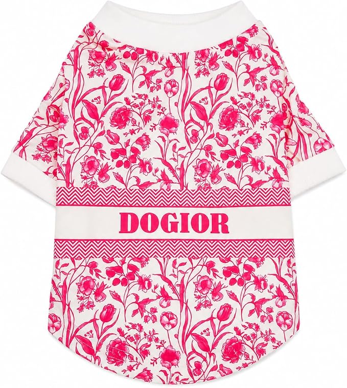 Dog T-Shirts for Small Dogs, Designer Luxury Dog Clothes Pet Apparel | Designer