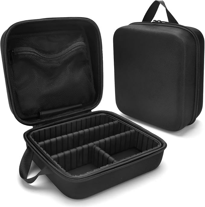 Barber Carrying Case,Barber Case, Stylist Tool Box Professional Salon Hair Cutting Grooming Kit Storage Organizer for Clippers, Scissors, Barber Supplies (Small)