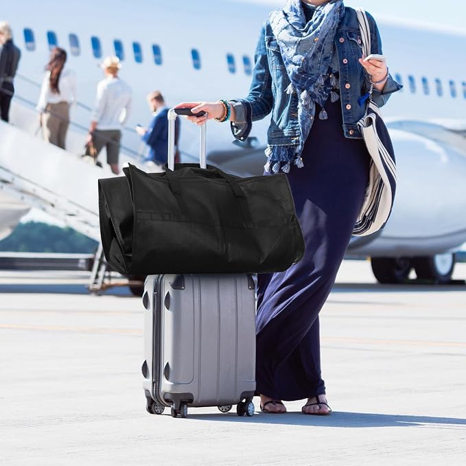 2 Pack 65" Long Garment Bags for Dress Travel Garment Bag