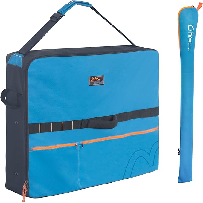 FXW Dog Playpen Storage Bag, Designed for RV Trips, Blue, 1 Pack | Fits FXW Pens Only(50" H 8 Panels & 9 Stakes), Comfortable Carry, Neat Storage, Wear-Resistant, Patented