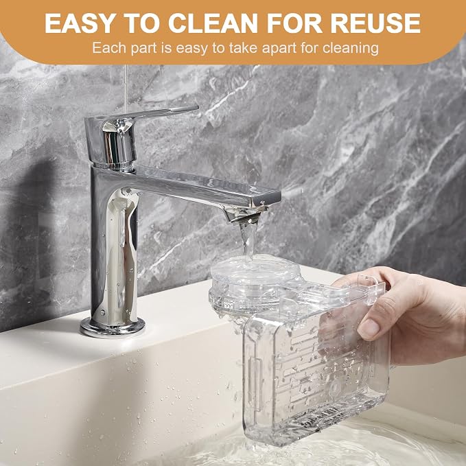 Soap Dish Holder Suction Cup, Wall Mounted Self Draining Soap Case & Sponge Rack, No Drilling Suction Bar Soap Holder for Bathroom, Kitchen Sink