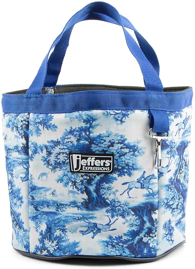 Jeffers Expression Grooming Tote Caddy – Portable Animal Care Organizer for Horses, Dogs, Cats, Livestock, Barn, Trailer, Stable - Brushes, Clippers, Towels, Spray Bottle, Tools - Equestrian Toile