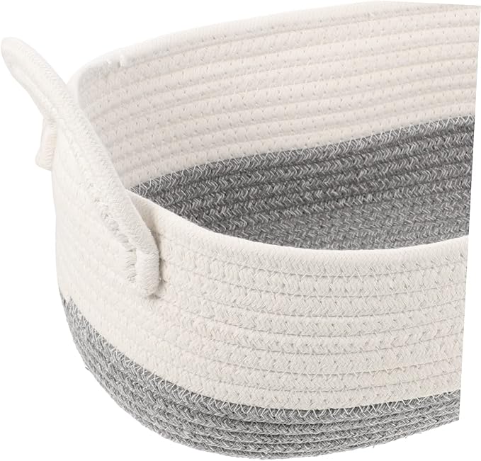 Zerodeko 3pcs Woven Storage Basket for Dog Toys Stylish Pet Toy Organizer and Compact Design for Home and Boys and Girls Room for Housewarming and Showers