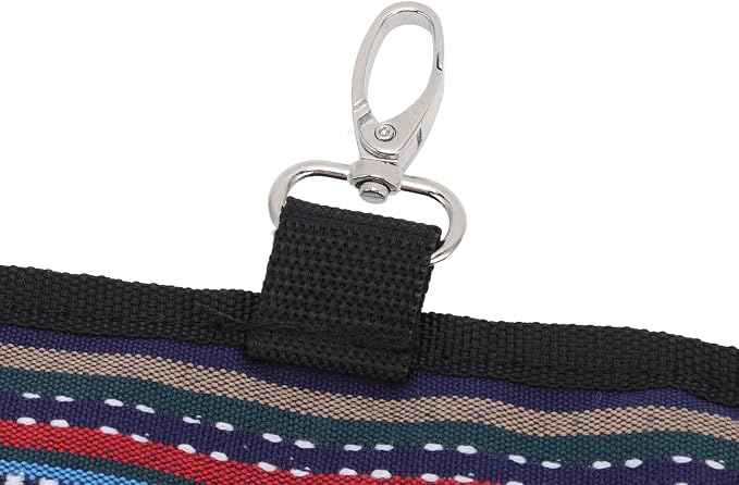 Dog Cage Storage Bag, Large Capacity Washable Cat Cage Hanging Bag with Multiple Pockets, Pet Supplies Organizer for Toys Food Grooming Tools, Durable Canvas Side Bag with 2 Hooks