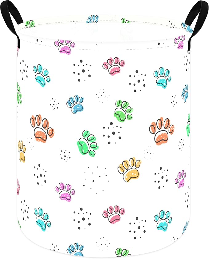 MAIZMZ Kids Hamper Storage Bins Organizer Toy Box Laundry Basket Large Canvas Collapsible Chest for Home/Dorm/Kitchen/Pet/Office/Closet/Shelf/Gift Baskets