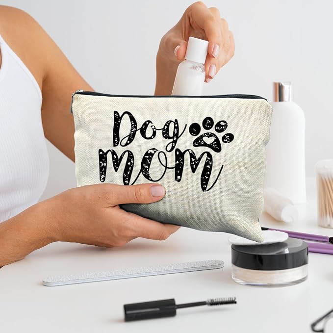 dog mom gifts，makeup bag，dog mom gifts for women，dog lovers gifts for women，Cosmetic Bag，gifts for dog lovers women