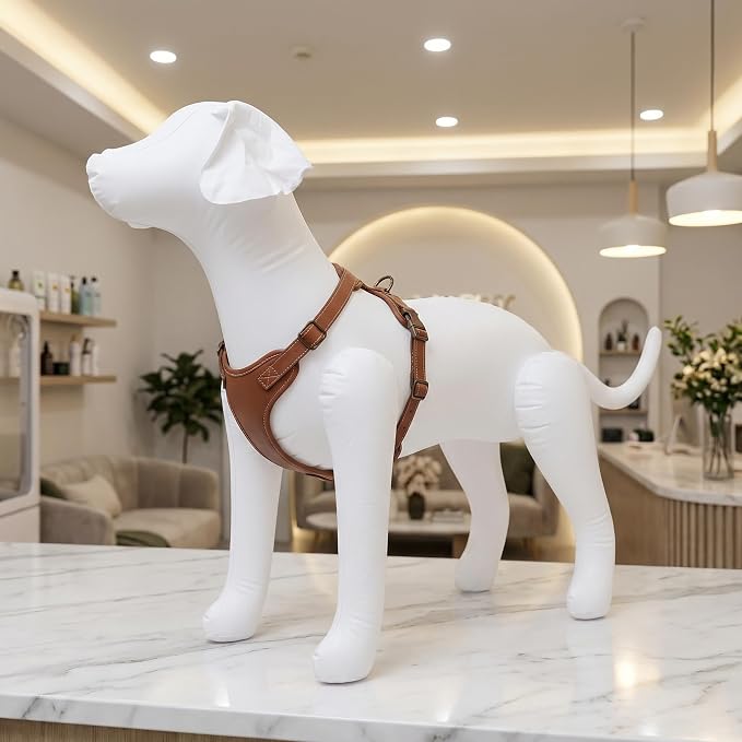 Toddmomy Inflatable Dog Mannequin Standing Display Model for Dog Clothing Pet Shop Display Stand Pet Clothing Exhibition and Grooming Counter 31.49 X 22.04 X 11.41 in
