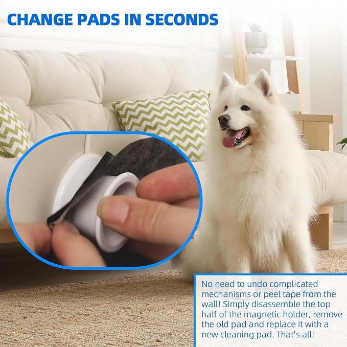 Potty Training Pad Magnetic Holder for Any Size of Puppy Pee Pad | Perfect for Leg-Lifting Marking Dogs, Strong Magnets Will Stick on Most Flat Surfaces