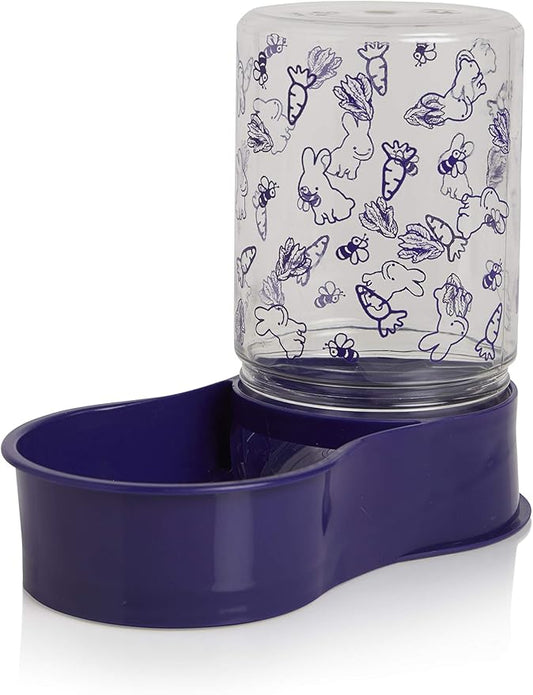 Lixit Reversible Waterer/Feeder for Rabbits and Other Small Animals. (Pack of 1)