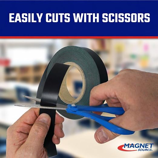 Master Magnetics-ZGN30PBX Flexible Magnet Strip, Plain, No Laminate 1/16" Thick, 3/4" Height, 100 Feet, 1 Roll
