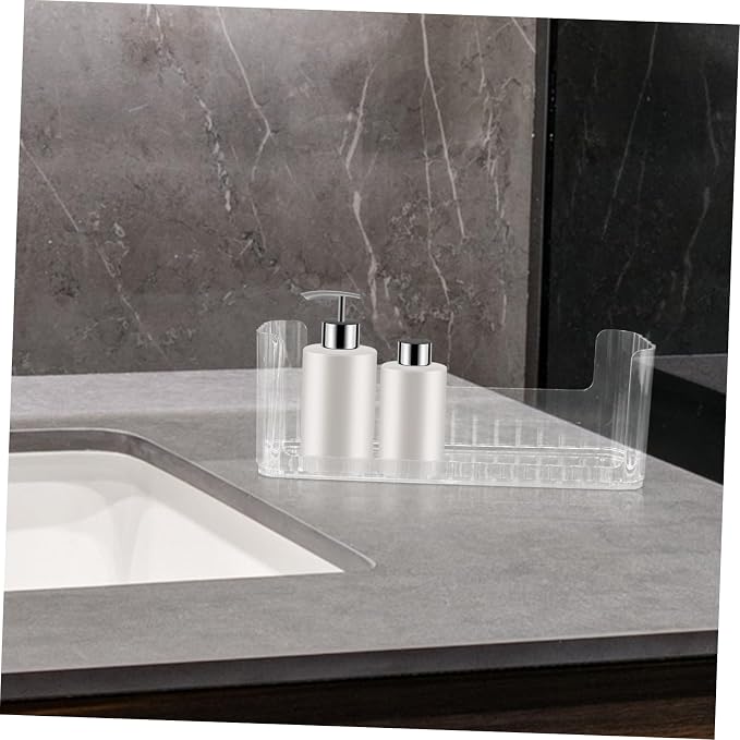 IMIKEYA Travel Makeup Organizer Vanity Organizer Tray Bathroom Medicine Cabinet Cosmetics Storage Rack
