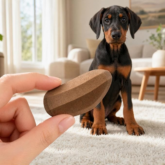 Mipcase Dog Ear Stand Stickers Puppy Ear Fixed Support Correction Kit Glue-Free Pet Support Tool with 1 Pair of Supports 8 Sheets of Stickers 4 Iodophor Cotton Swabs for Care
