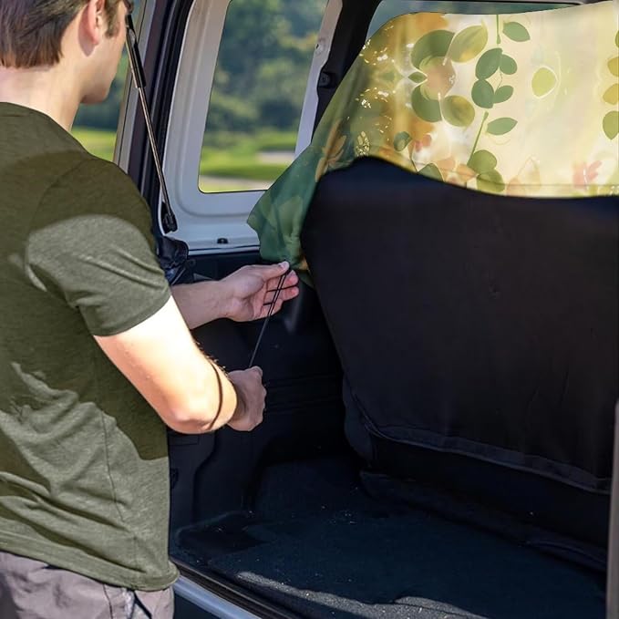 Renewold Rear Bench Protective Dog Car Seat Cover Full Large Size Car Back Seat Cover After Athletic Gym Running Giraffe Butterflies Cushion Mat Beach Chair Towel Yoga Picnic Blanket