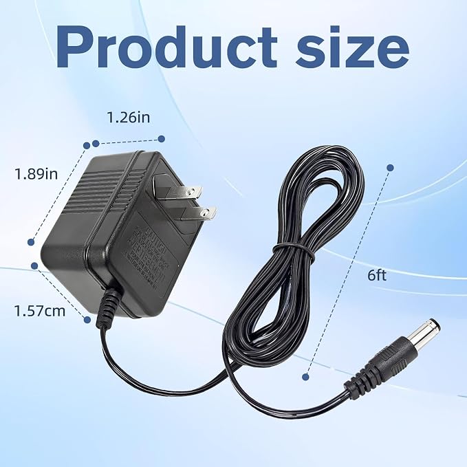 12V AC Adapter for PetSafe Drinkwell 360 Dog Cat Water Fountain | Compatible with PAC00-13206, Multi-Tier Pet Fountains, PetSafe Pump Power Supply