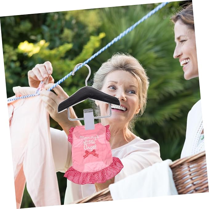 BESPORTBLE Pet Clothes Hanger Rack Durable Plastic Dog Apparel Organizer with Arc Design to Prevent Deformation Hanging Pet Clothing and Accessories