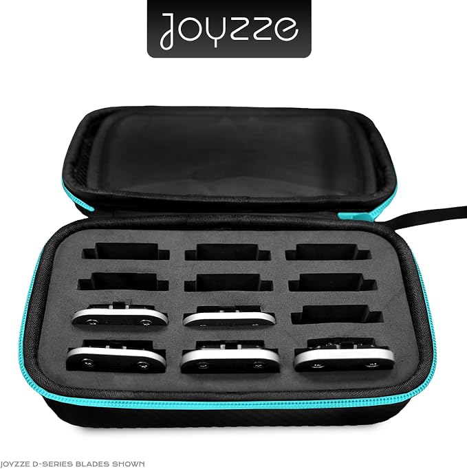 Blade Storage Case for 12 Blades - Clipper Blade Holder Organizer (Teal) | Compact protection that keeps each edge separated and travel ready between salon and mobile grooming jobs