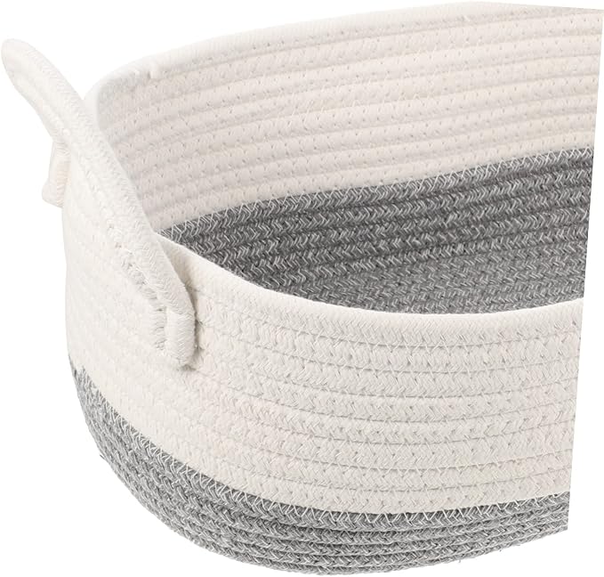 3pcs Rope Dog Toy Storage Basket Woven Pet Toy Organizer for Easy Access and Use Stylish Design for Home for Keeping Tidy