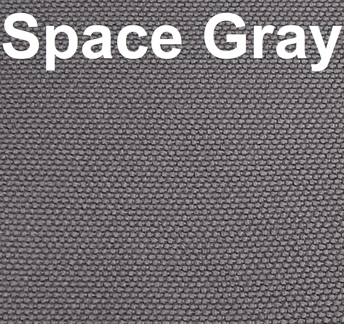 Dogbed4less Memory Foam Platform Dog Bed, Crate Mattress for Orthopedic Joint Relief with Waterproof Removable Cover Medium Large 34X27X3 Space Gray