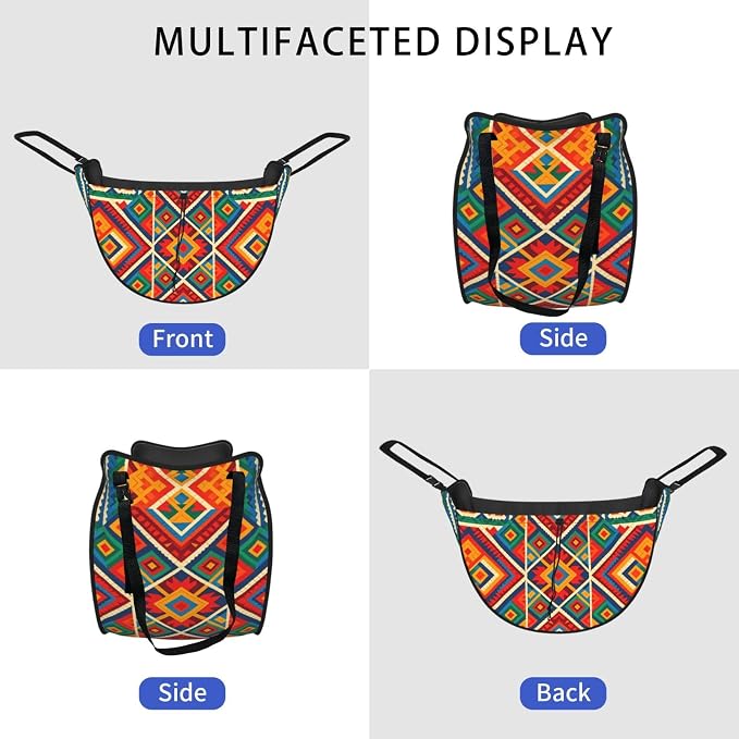 Guatemala Weave Car Seat Organizer-Backseat Storage Bag for Travel | Waterproof Durable. Holds Snacks Gear Essentials. Fits Most Cars.